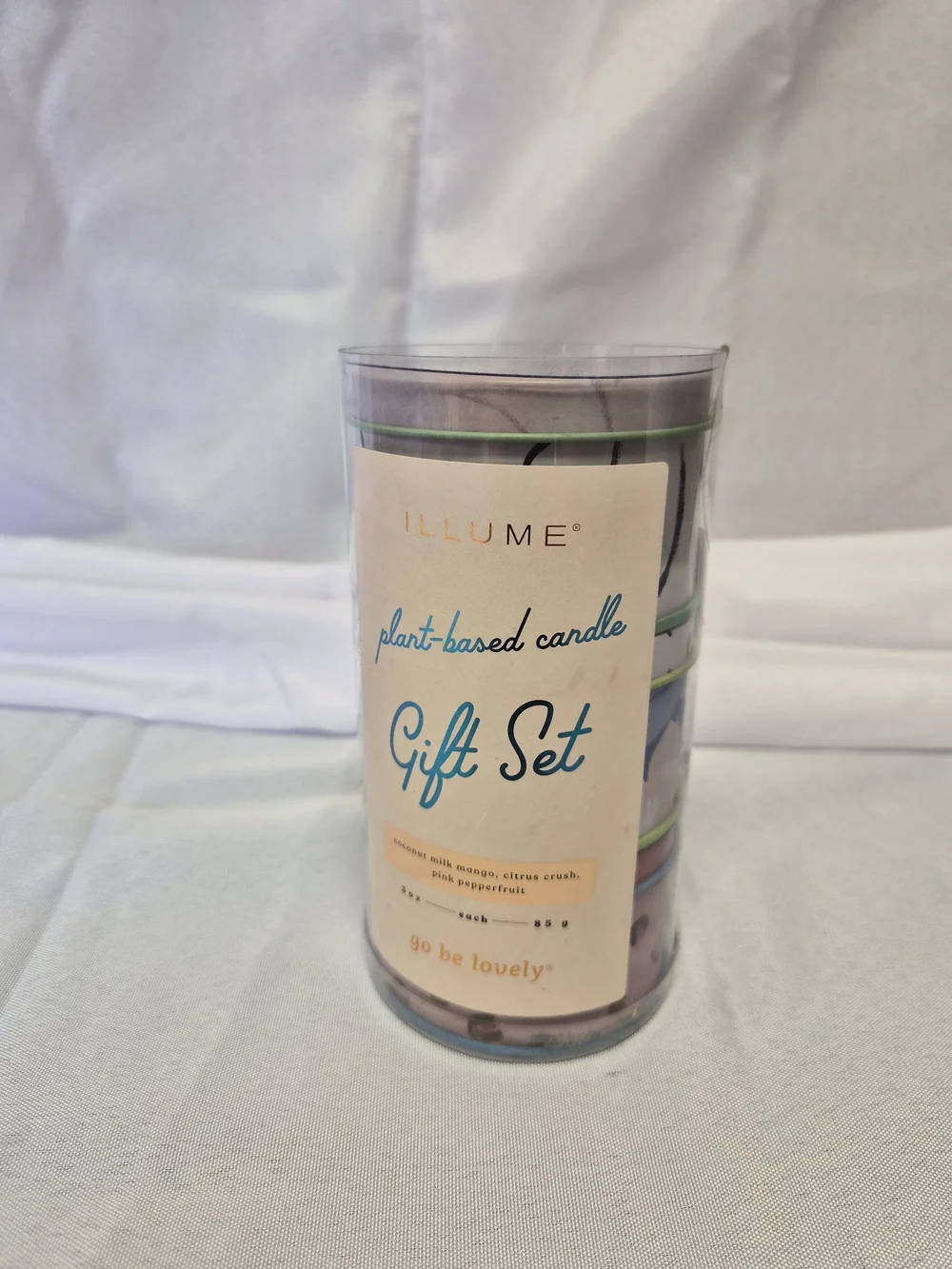 ILLUME Plant-Based Candle Gift Set - Pastel Purple & Teal